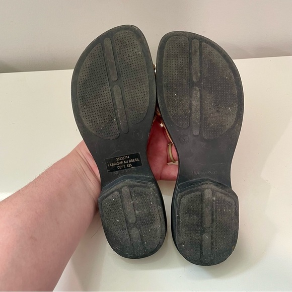 Vintage Y2K Butterfly Leather Slip On Strappy Flats Gloria Vanderbilt Size 7 - Picture 5 of 6